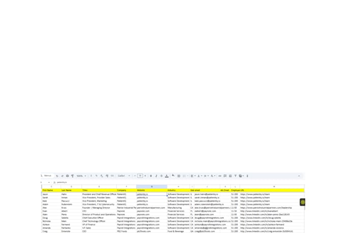 b2b lead generation and verified decision maker contact list